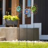 4'1.25"H Sullivans Blooming Color Flower Stakes Set of 3  Multicolored - 3 of 4