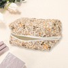 Unique Bargains Women Portable Floral Quilting Makeup Bag 1 Pc - 2 of 3