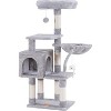 Roll Over Image to Zoom in Heybly Cat Tree, 39.4 Inches Cactus Tower Condo with Scratching Post - 2 of 3