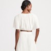 Lands' End Women's Cotton Gauze Dolman Sleeve Crop Cover Up Top - 2 of 4