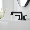 BWE 8 in. Widespread Double Handle Bathroom Faucet 3 Holes Vanity Sink Water-Saving With Metal Drain - 4 of 4