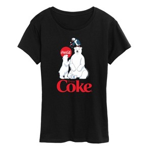 Women's - Coca-Cola - Polar Bears And Puffin Short Sleeve Graphic T-Shirt - 1 of 4