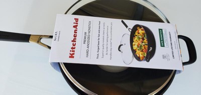 Kitchenaid 5qt Hard Anodized Covered Saute With Helper Handle : Target