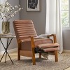Lyngins Modern Wood Hand Recliner Chair with High Back & Footrest,Accent Club Chair for Living Room,Bedroom - 2 of 4