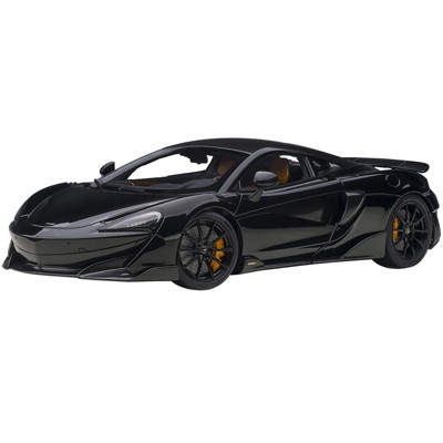 McLaren 600LT Onyx Black and Carbon 1/18 Model Car by Autoart