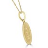 Pompeii3 14k White or Yellow Gold Gold Our Guardian Angle Pendant Necklace 14.5mm Tall - 2 of 4