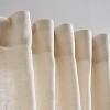 95"x50" Peri Home 2pk 100% Linen 95" Back Tab Curtain Panel - 4 of 4