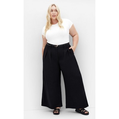 Women's Plus Size Abbie Pant - black | CITY CHIC