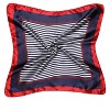 Allegra K Women's Satin Printed Square Kerchief Neck Scarf 2Pcs - 4 of 4