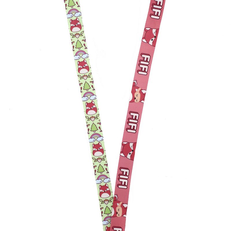 Squishmallows Fifi the Fox Lanyard with Charm, 3 of 4
