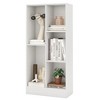 1PC 41 Inches 5-Cube Floor Bookcase with 2 Anti-Tipping Kits Home Office Bookcase - 4 of 4