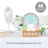Big Dot of Happiness Spring Easter Bunny - Happy Easter Party Scavenger Hunt - 1 Stand and 48 Game Pieces - Hide and Find Game - 2 of 4