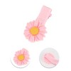 Unique Bargains Women's Cute Rainbow Duck Hair Clips Pink Yellow White 10 Pcs - 3 of 3