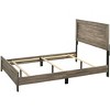 CAVINAS King/Queen/Full/Twin Size Contemporary Style Platform Bed Frame with High Wooden Headboard,No Box Spring Needed - 3 of 4