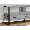 Monarch Specialties Tv Stand 48 Inch Console Media Entertainment Center Storage Drawers Laminate Metal Grey Black Contemporary Modern - 3 of 4