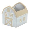 House planter set of 2 porcelain design with 5.5 inch height for indoor display By Melrose - 3 of 3