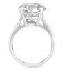 Pompeii3 6 Ct Moissanite Solitaire Engagement Ring 10k White Gold (12mm stone) - Size 7 - 2 of 4