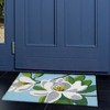 Jellybean Magnolia Time Indoor & Outdoor Doormats: Elegant Accent for Indoor & Outdoor Spaces 20"X30" - 2 of 3