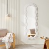 ONWITH 63" x 24" Full Body Mirror For Bedroom,Full Length Mirror With Stand, Floor Large Mirror Wll Mirror,White - 4 of 4
