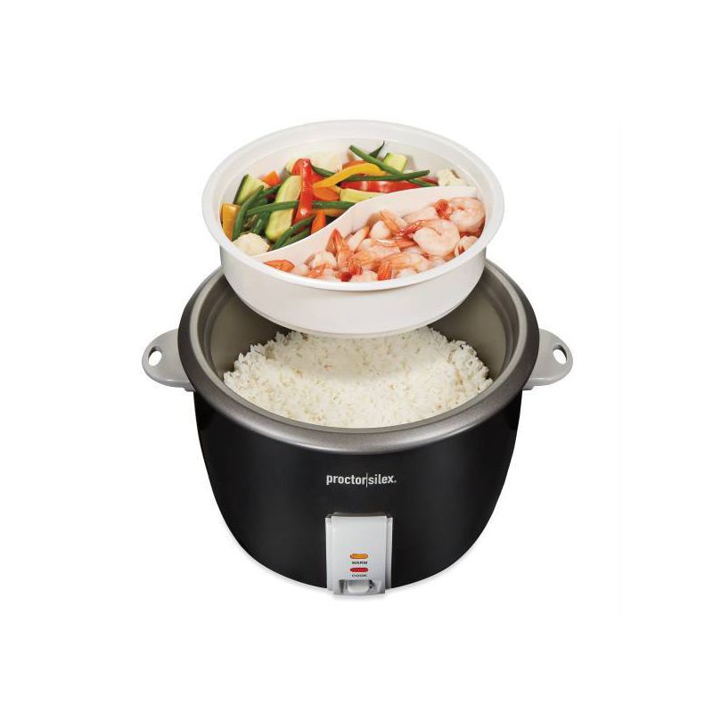 Proctor Silex 30 Cup Rice Cooker &#38; Steamer - 37555, 2 of 6
