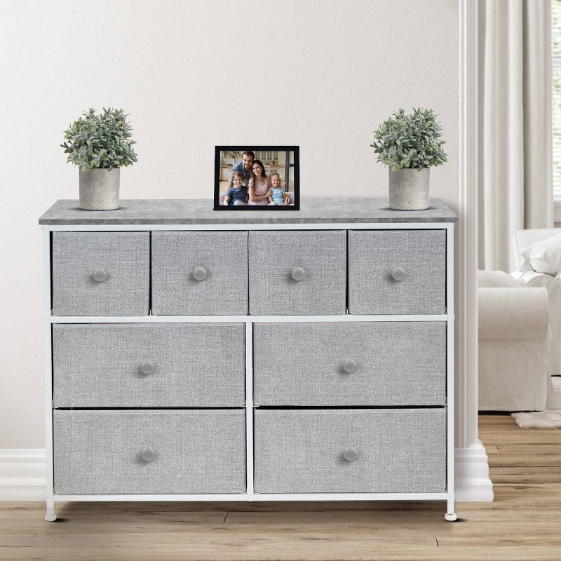 Sorbus Drawer Fabric Dresser for Bedroom Home and Office Gray, 2 of 5