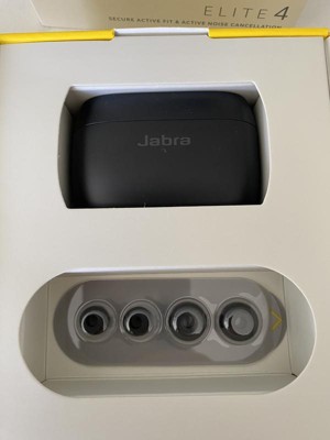 Jabra Elite 4 Active True : Wireless Noise Cancelling Bluetooth Earbuds, Black Target