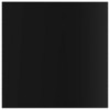 vidaXL Bookshelf Boards 4 pcs High Gloss Black 15.7"x15.7"x0.6" Engineered Wood - 4 of 4
