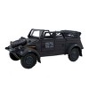 Volkswagen Kubelwagen Convertible K Type 82 Black 1/43 Diecast Model Car by Cararama - 2 of 3