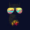 Junior's Design By Humans Cat Breeze By Artemple T-Shirt - 2 of 3