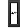 PosterPalooza | Panoramic Flat Black Picture Frame - UV Acrylic, Foam Board Backing, Hanging Hardware - 2 of 4