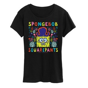 Women's - Spongebob Squarepants - Spongebob: The Search For Squarepants Underworld Short Sleeve Graphic T-Shirt - 1 of 4