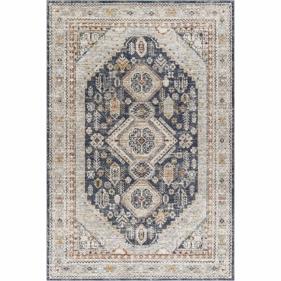 Hauteloom Kouta Beige & Navy Area Rug
