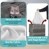 BestMassage Laundry Basket 90/110L Foldable Rattan Laundry Hampers with Lid and Laundry Bags - 4 of 4