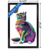 Trends International PD Moreno - Cat and Butterfly Framed Wall Poster Prints - 3 of 4
