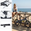 VisioGear 20" Folding City Bike, 7-Speed Folding Bike, Blue&Gray, 57.09"*24.8"*39.37" - 2 of 4