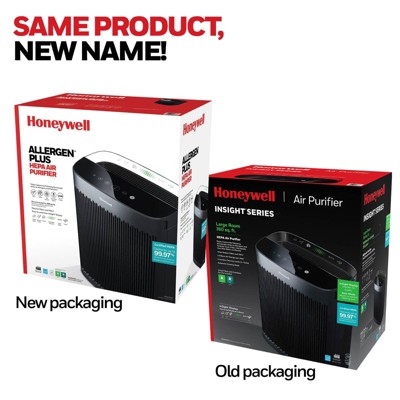 Black HEPA Filter Energy Star Console Air Purifier