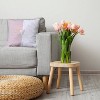 16"x16" Valentine's Day Modern Heart Square Throw Pillow Pale Pink - e by design - 3 of 4