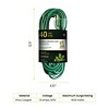 GoGreen Power (GG-13740GN) 16/3 SJTW Outdoor Extension Cord, Lighted End, Green - 2 of 4