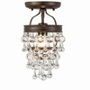 Crystorama Lighting Calypso 1 - Light Semi-Flush Mount in  Vibrant Bronze - 4 of 4
