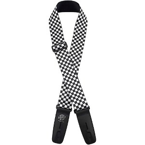 Lock-It Straps Polymer Plush 2" Locking Guitar Strap Checker Board - 1 of 1