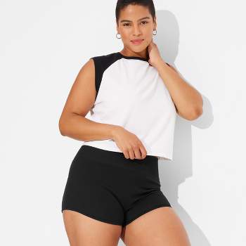 Women's High-Rise Seamless Hot Shorts - Wild Fable™