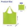 Unique Bargains Reusable Washable Shopping Totes with Handles Foldable Cloth Grocery Bag - 2 of 4