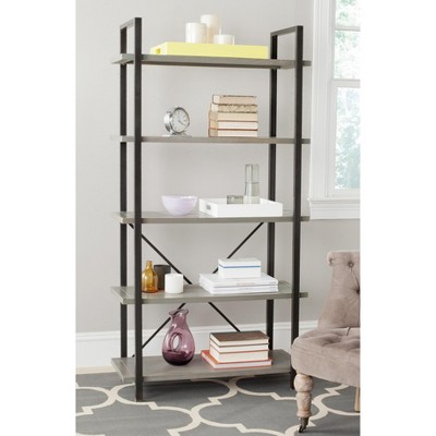 Chantel Ash Grey 5-Tier Industrial Etagere