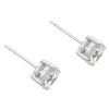 Slickblue Sterling Silver Stud Earrings for Women, Rhodium Plating, 0.22ct Cubic Zirconia, Wedding & Anniversary - 2 of 3