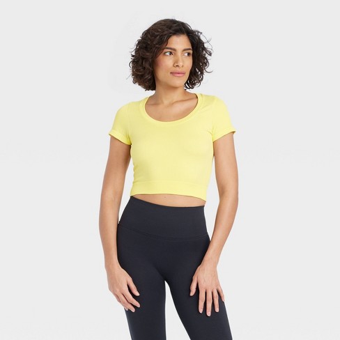 Women's Light Support V-neck Crop Sports Bra - All In Motion