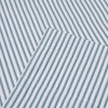 Ellis Curtain Plaza Classic Ticking Stripe Printed on Natural Ground 3" Rod Pocket Tailored Panel Pair Blue - 4 of 4