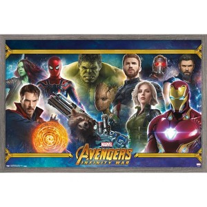 Trends International Marvel Cinematic Universe - Avengers - Infinity War - Team Framed Wall Poster Prints - 1 of 4