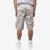 RAW X Men's Belted 12.5" Inseam Cargo Shorts,Plaid Shorts,Camo Shorts - 2 of 4