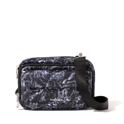 baggallini Women's Modern Double Zip Crossbody Bag