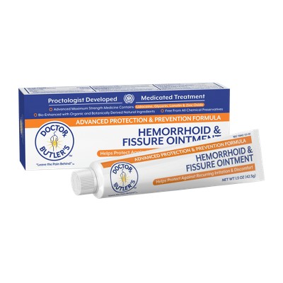 Read reviews and buy Doctor Butlers Doctor Butlers Advanced Protection Hemorrhoid Ointment, 1 Count at Target. Choose from Same Day Delivery, Drive Up or Order Pickup. Free standard shipping with $35 orders. Expect More. Pay Less.